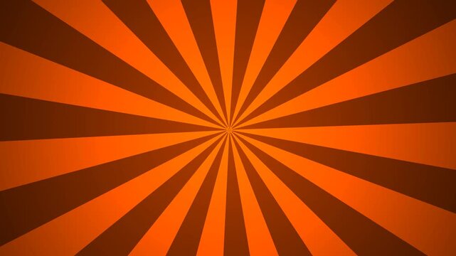Retro sunburst animated background Royalty high-quality best stock footage cartoon sunburst pattern yellow color background animation. 4k video.