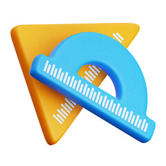 Rulers 3d Illustration