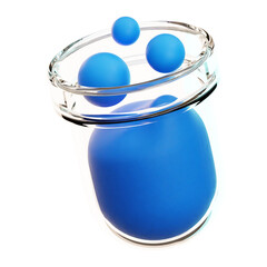 Test Tube 3d Illustration