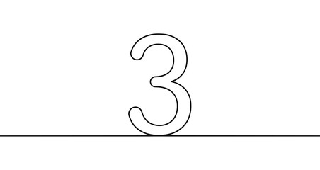 Obraz premium Number three (