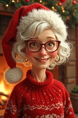 AI Nonna Natale in 3D 03