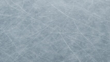 Obraz premium Textured ice surface with scratches.