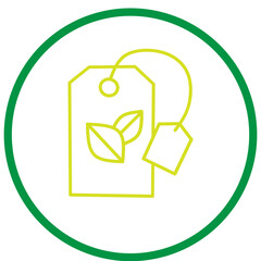 Tea Cup Logo Elements