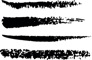 Line Brush Stroke Vector Design 
