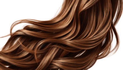 Close-up of wavy brown hair (2)
