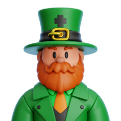 Leprechaun 3d Illustration