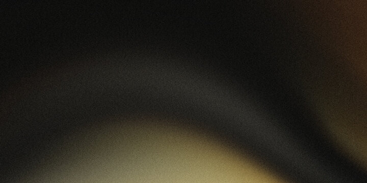 Abstract grainy dark to golden gradient background texture design