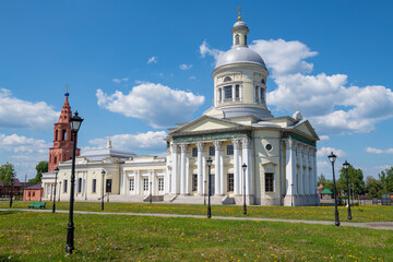 The Cathedral of St. Nicholas the Wonderworker (1810-1850) on a sunny May day. Epifan, Tula Oblast, Russia