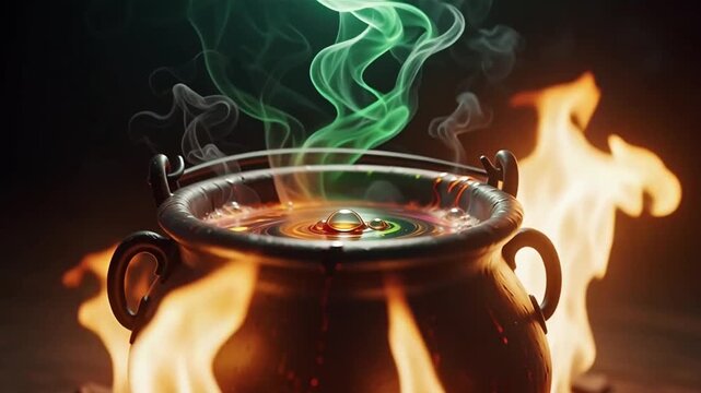 kettle with boiling water