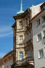 Historical buildings in Old Town of Bratislava