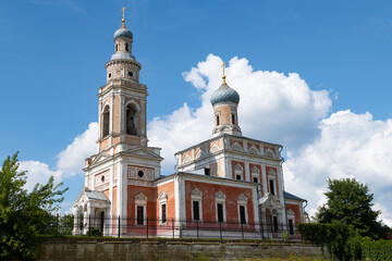 The ancient Church of the Assumption of the Blessed Virgin Mary (1846-1854) on a July day. Serpukhov, Moscow region. Russia