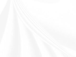 elegrance soft fabric white abstract smooth curve shape decorate fashion textile background
