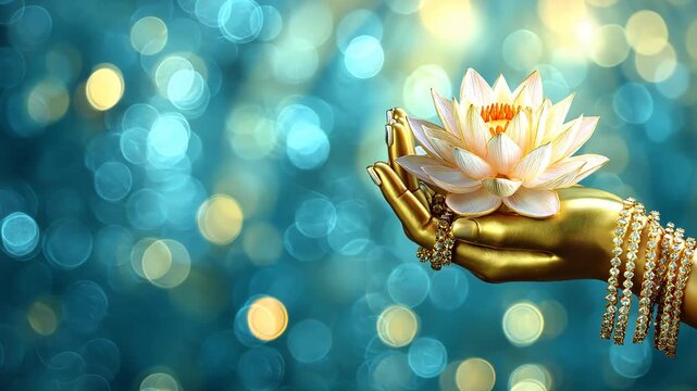golden buddha statue in temple