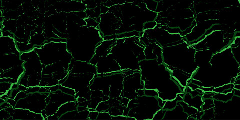 Modern Stroke Green Grunge Texture with ground cracks. vector eps 10