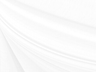 soft light and shadow fabric abstract smooth curve shape decorative modern fashion white and gray background