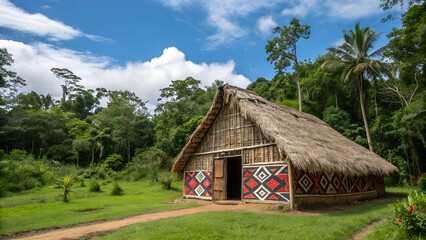 traditional straw house