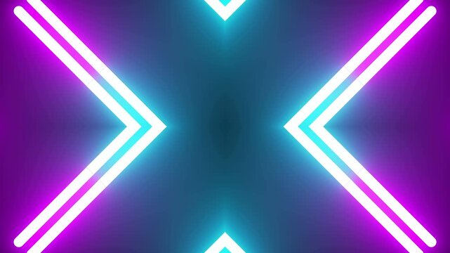 Animation seamless 4k loop Computer generated wallpaper texture element flat style with animation of rounded rectangles, circles lines light shadow 4k neon glow colorful backdrop simple forms pattern