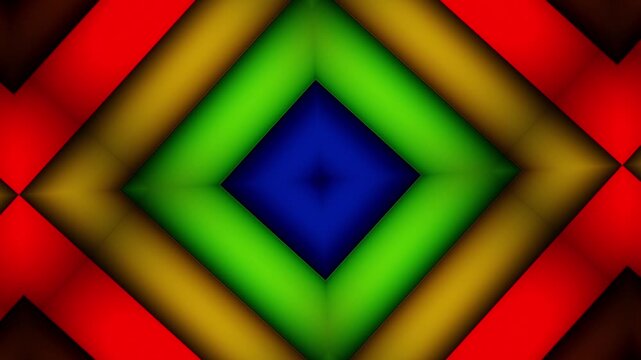 Animation seamless 4k loop Computer generated wallpaper texture element flat style with animation of rounded rectangles, circles lines light shadow 4k neon glow colorful backdrop simple forms pattern