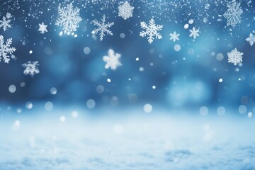 Fototapeta premium Snowy background snowflake backgrounds nature.