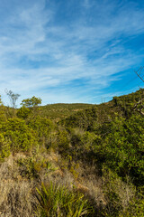 Hills and Power Lines, Ribeira de Quarteira, Algarve Portugal