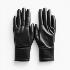 Obraz premium Winter leather Gloves gloves accessories protection.