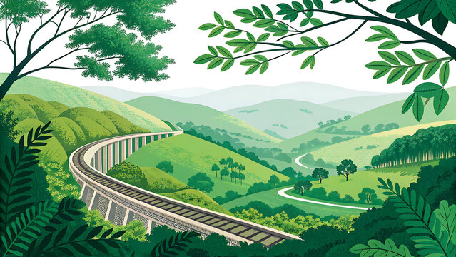 Araku Valley lush green hills