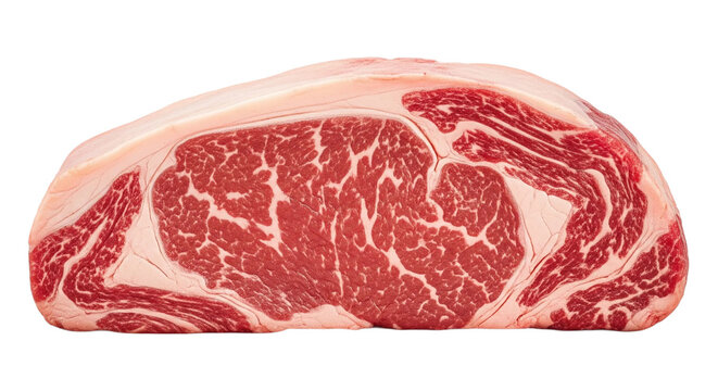 Raw Beef Sirloin Steak Cut – Transparent Background