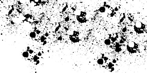 black sand isolated on white background