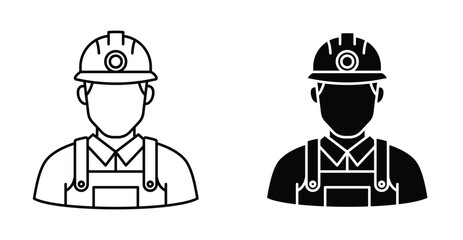 Labour icon graphic design. Vector icon illustrations