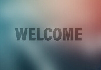 Obraz premium Welcome banner background image for website landing page and event invitation template design element