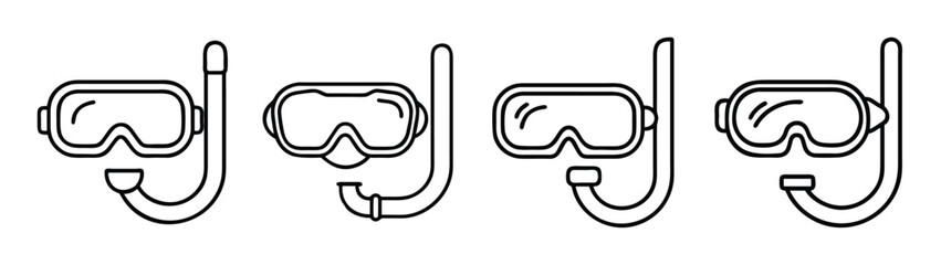 Find the best snorkeling gear: diving mask and snorkel set for underwater exploration adventure