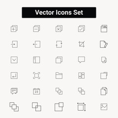 A comprehensive collection of diverse vector icons suitable for web design mobile applications and graphic projects featuring a variety of common symbols and elements