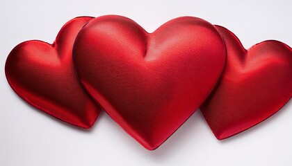 Fototapeta premium Isolated Red Hearts