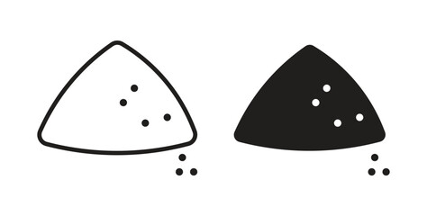 Mound icon in doodle and stroke style.