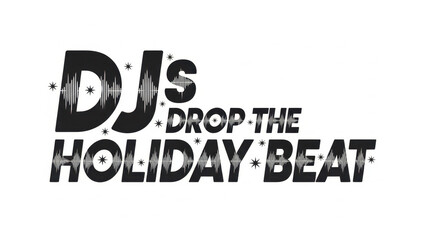 DJs dropping the holiday beat in dynamic music festival setting  