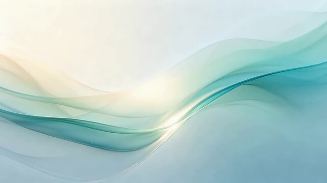 Abstract flowing wave design