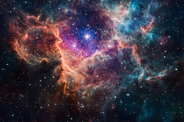 The Tarantula Nebula active star-forming region captured in vibrant hues  