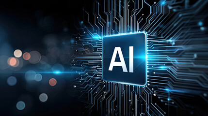 Darstellungen moderner Technologie mit KI-Oberfl&auml;chen