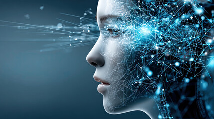 Darstellungen moderner Technologie mit KI-Oberfl&auml;chen