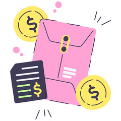 envelope icon illustration