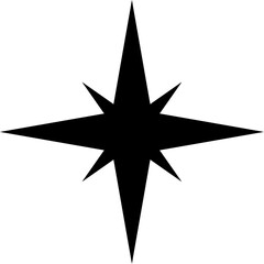 Obraz premium sparkle star minimalist drawing