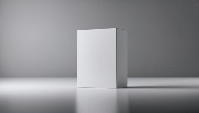 blank cereal box mockup, Product packaging on white background