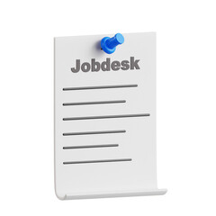 memo 3d Illustration