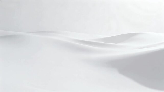Smooth undulating white surface