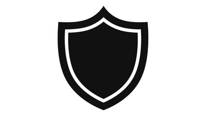 Security shield icon representing digital protection, defense, safety, and privacy for secure data and online systems.