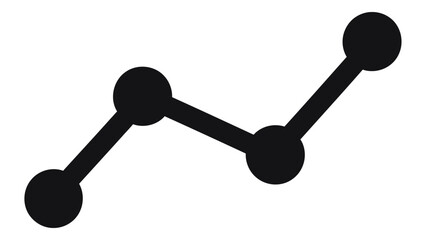 Simple line graph depicting data analysis, business trends, financial growth, economic indicators, and statistical progr