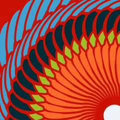 abstract vector background,abstract radial art. mandala art.abstract, vibrant illustration optical illusion pattern