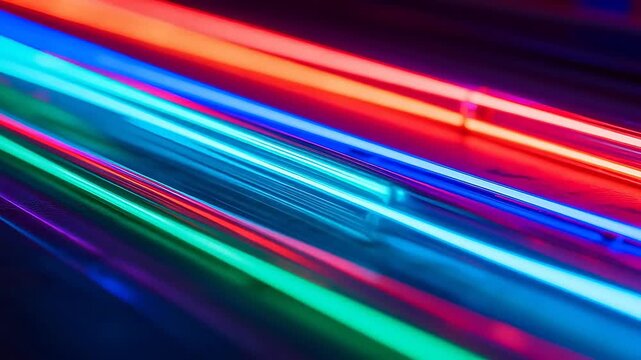 Colorful Light Streaks