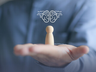  Simulates a person in a high-level leadership position, an outstanding person for a business...