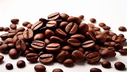 Obraz premium Coffee Beans Scattered 1